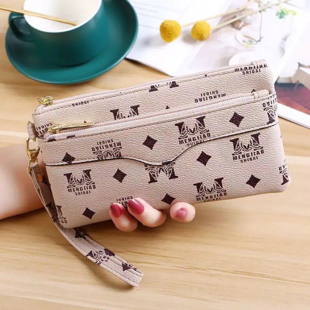 Ví nữ đẹp cầm tay đeo chéo dáng dài nhiều ngăn thời trang cao cấp hàn quốc dễ thương cute VD11