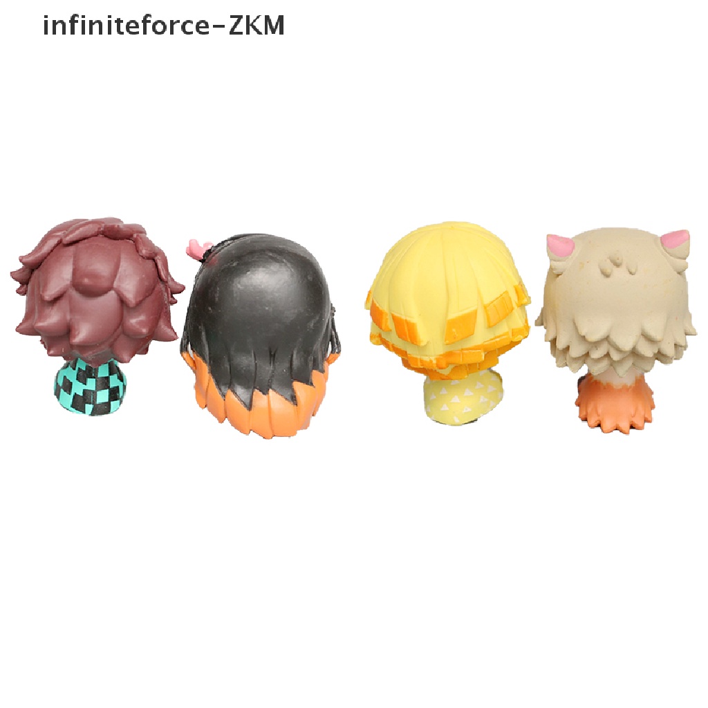 Set 4 Mô Hình Nhân Vật Phim Demon Slayer