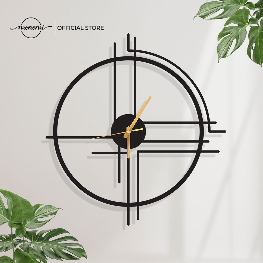 Đồng Hồ Trang Trí CNC Lineal Minimalist Thiết Kế Theo Phong Cách Hiện Đại Chống Thấm Nước THE MONOMI - C003
