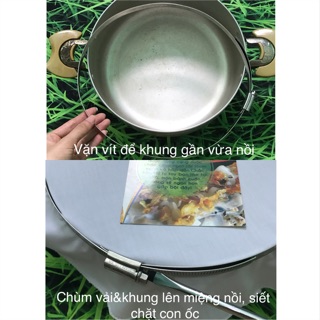 Combo Khung + vải bánh cuốn