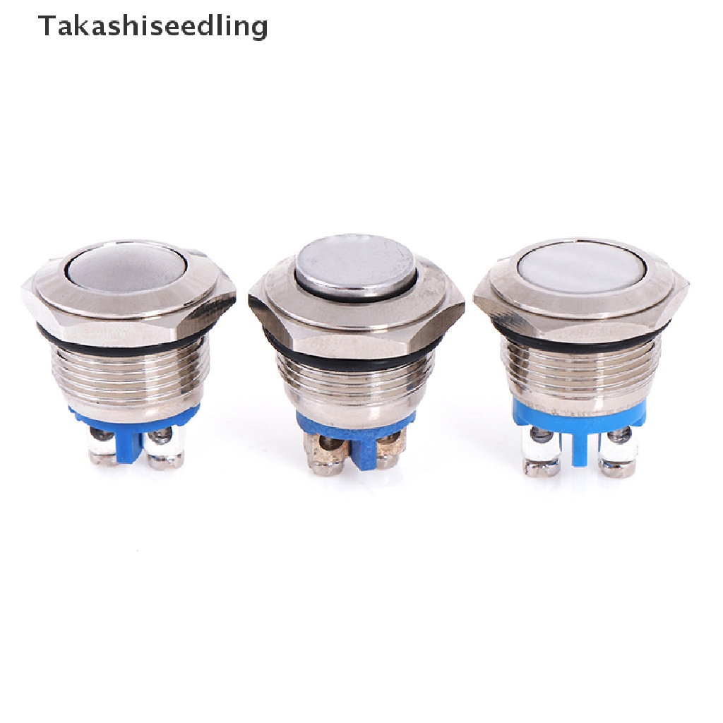 Công tắc nhấn bằng kim loại cỡ 16mm thay thế tiện dụng