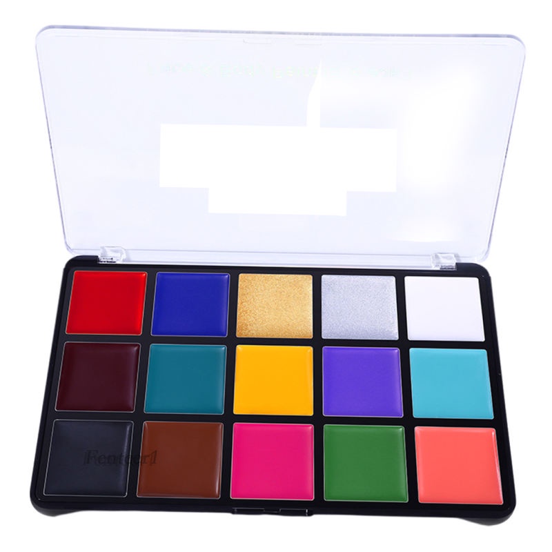 Bảng màu vẽ cơ thể hóa trang 15 màu không độc hại cho Halloween