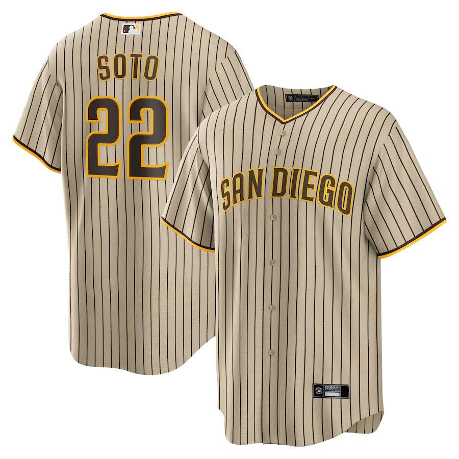Áo Bóng Chày Thể Thao MLB San Diego Padres Số 22 Soto