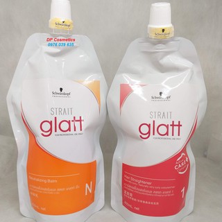 CẶP THUỐC DUỖI TÓC SIÊU THẲNG SCHWARZKOPF STRAIT GLATT400ML _NEW