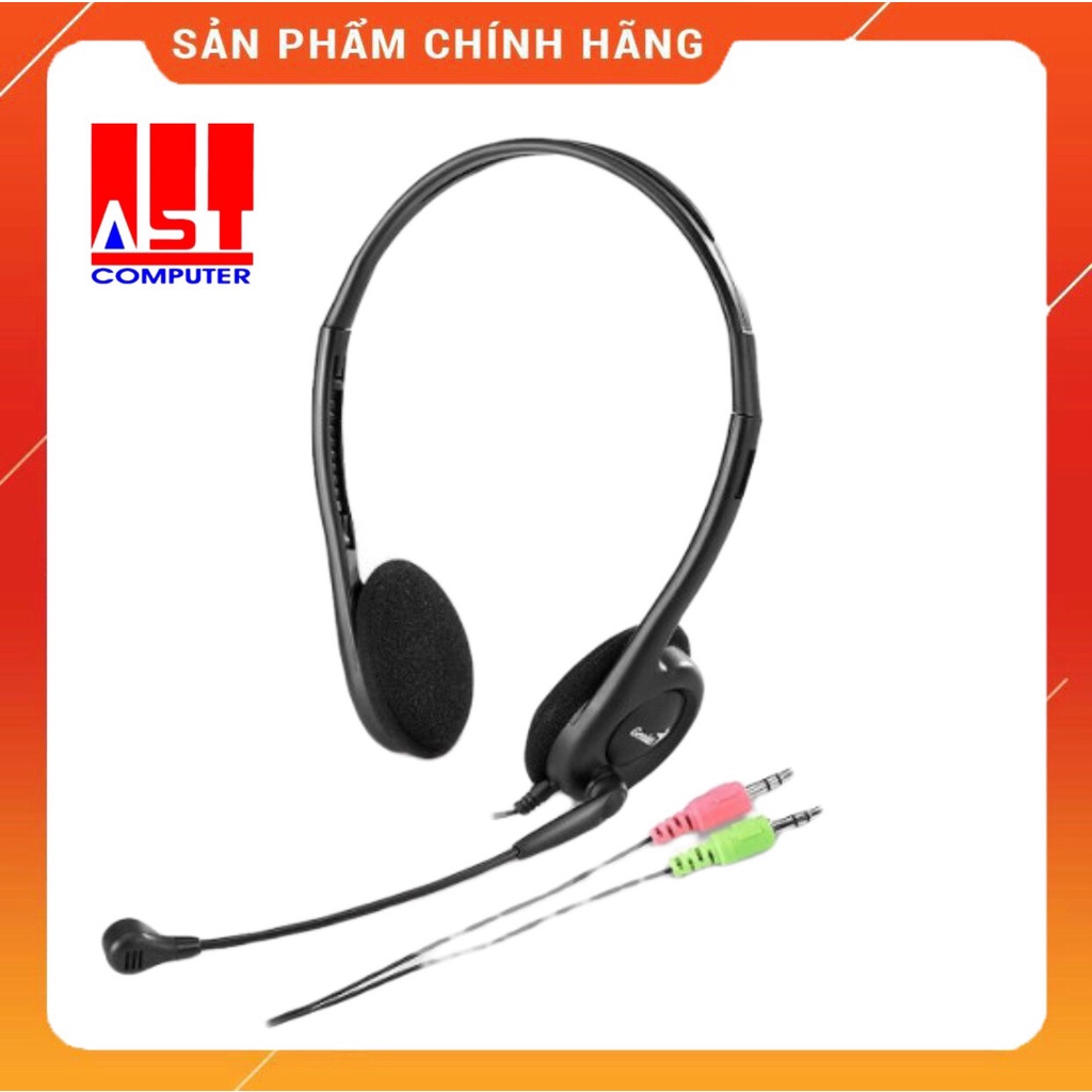 Tai nghe chụp tai có dây GENIUS hs-200c-Hàng chính hãng