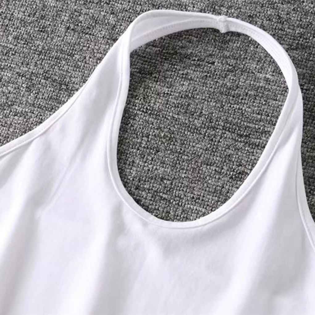 Áo Croptop Sát Nách Màu Trơn Thiết Kế Quyến Rũ Cho Phái Nữ