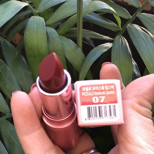 (quà tặng) Son Môi Thỏi Cao Cấp Pazealo Moisture Lipstick Nhập Khẩu Hàn Quốc