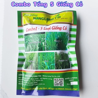 Combo 5 Loại Giống Cỏ Chăn Nuôi (Ghine Mombasa, Mulato, Ruzi, Paspalum, Sudan Lai)