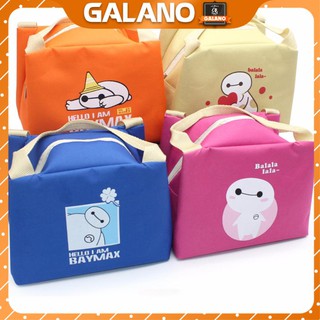 Túi giữ nhiệt GALANO túi đựng hộp cơm trưa họa tiết dễ thương
