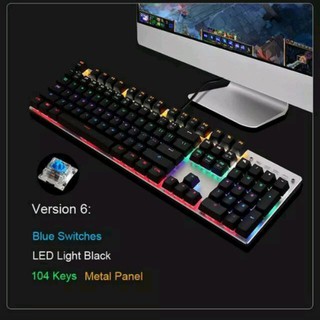 [Xả Kho 3 ngày] Bàn phím cơ Metoo Zero Fullsize 104 phím 13 chế độ Led