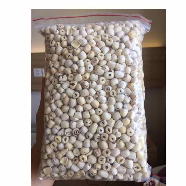 Gói 500gr Hạt sen Huế Xịn loại 1 (đã sấy khô, chuẩn sen Huế xịn thơm, bùi, bở)
