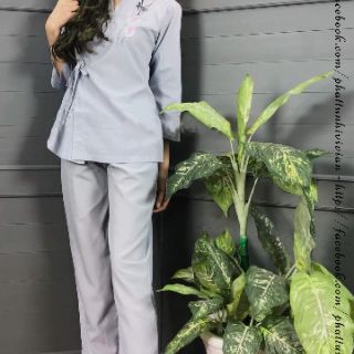 Đồ lam mặc đi chùa - Bà Lai Nhật Vẽ  Lam- [Hình thật + Video 100%]