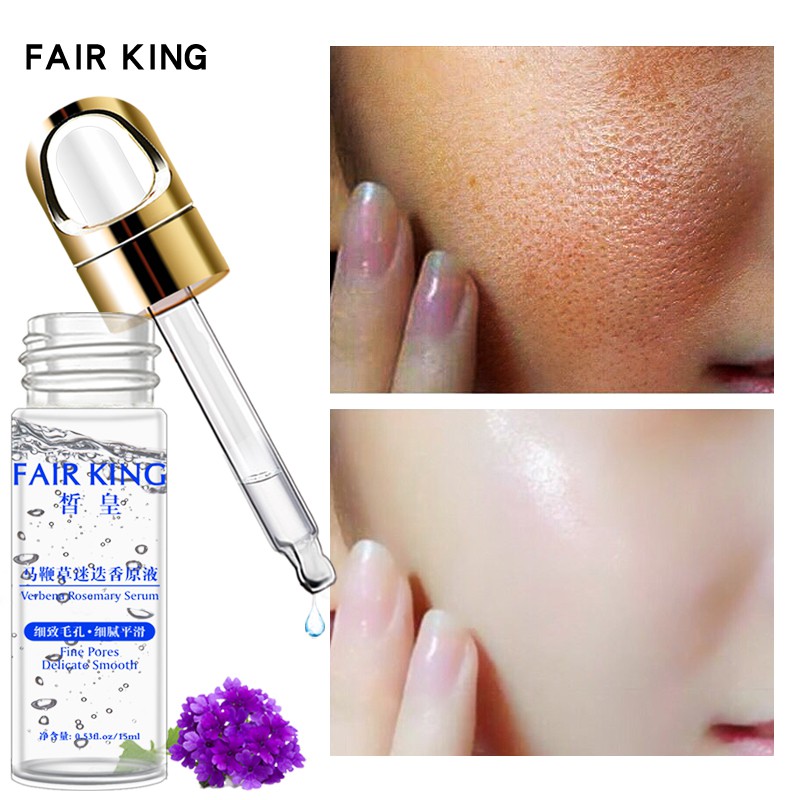 FAIR KING Face Serum Chống Lão Hóa Da Mặt Thu Nhỏ Điều Trị Lỗ Chân Lông Tinh Chất Dưỡng Ẩm Dưỡng Da Sửa Chữa Làm Trắng Phục Hồi Da Mụn Kem Collagen