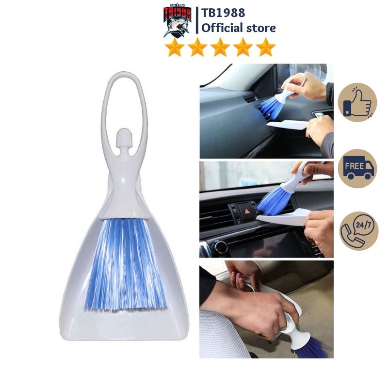 Bộ chổi xẻng quét ban thờ, quét bàn phím, nội thất ô tô - hình Vũ công Thanh tao