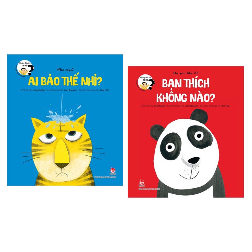 Sách song ngữ - Những đứa trẻ tò mò ( Bộ 8 cuốn ) - Kim Đồng