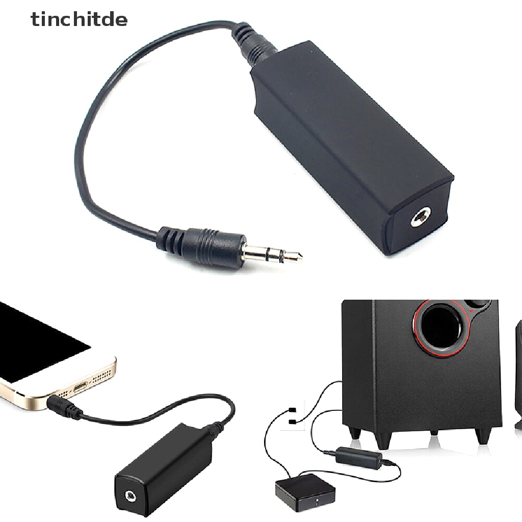 Bộ Lọc Tiếng Ồn Vòng Lặp Đất 3.5mm Cho Hệ Thống Âm Thanh Xe Hơi / Nhà Cửa