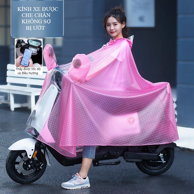 🎈Áo mưa cánh dơi người lớn bao trùm kính xe