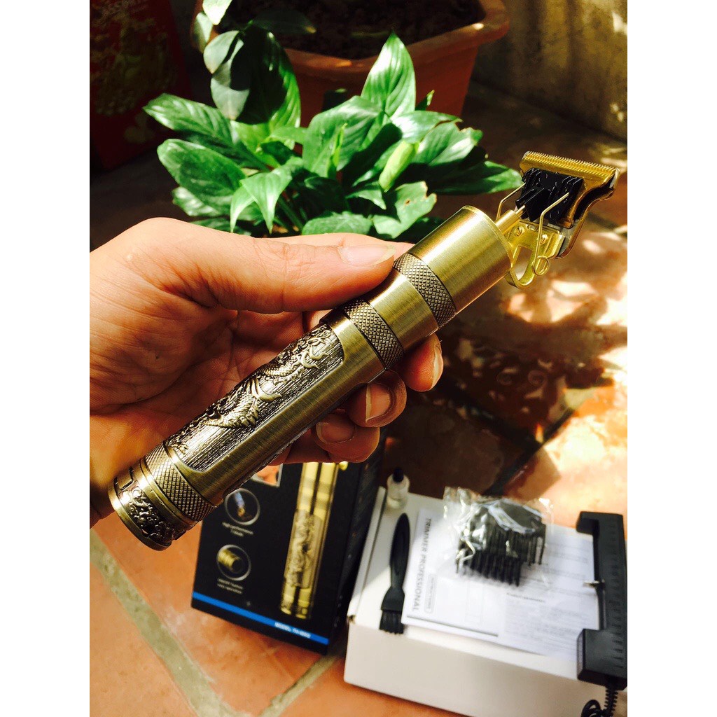 Tông đơ cắt tóc cạo râu bấm viền tạo kiểu chuyên nghiệp DALING 1073 - Tông đơ chấn viền thân đồng nguyên khối