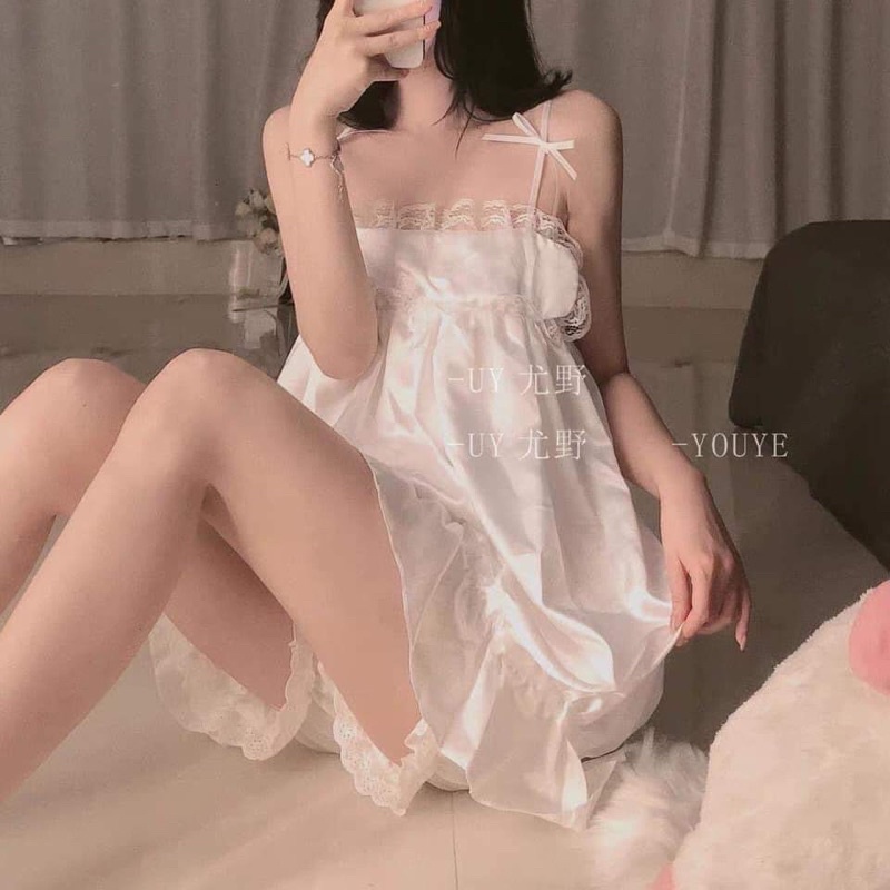 ORDER giá gốc RẺ NHẤT SHOPEE SET BỘ MẶC NHÀ LỤA 2 DÂY SEXY | BigBuy360 - bigbuy360.vn