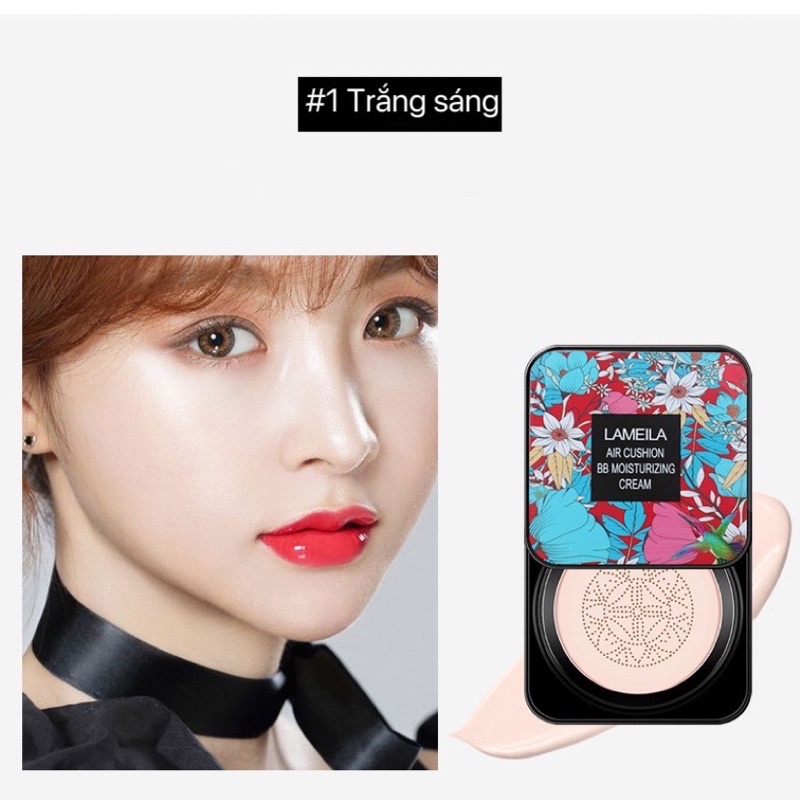 Phấn Nước BB Lameila Che Khuyết Điểm Dưỡng Ẩm Kiểm Soát Dầu Lâu Trôi