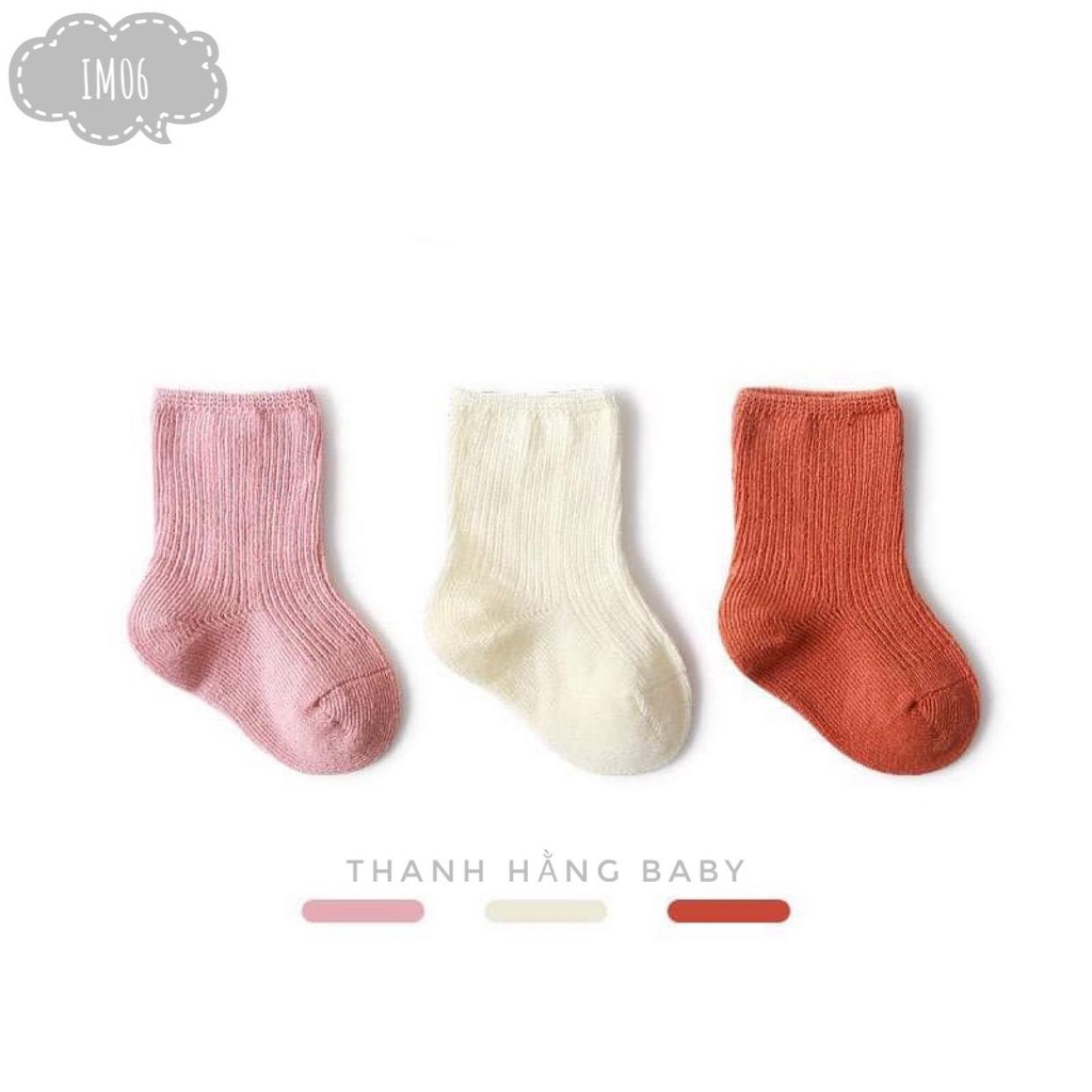 Tất Trẻ Em,Tất Cho Bé Sơ Sinh Kiểu Dáng Hàn Quốc Cực Yêu Cho Trẻ Thanh Hằng Baby 0 Đến 12 Tháng