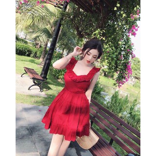 Đầm xòe bèo nhúng tầng d2377127