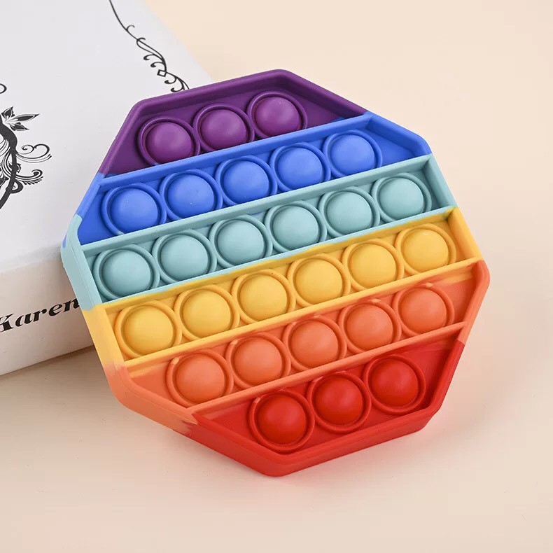 Pop it fidget toy 2021 trò chơi giải trí thông minh, đồ chơi bóp bóng cầm tay giảm căng thẳng