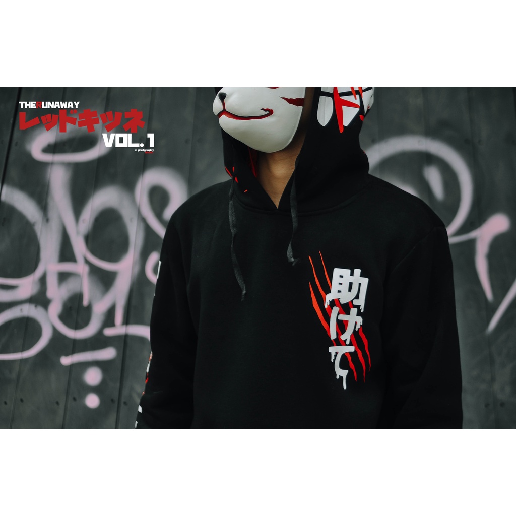 Áo Hoodie Urban Kitsune: Kaneki nỉ bông ngoại nhập by The Runaway