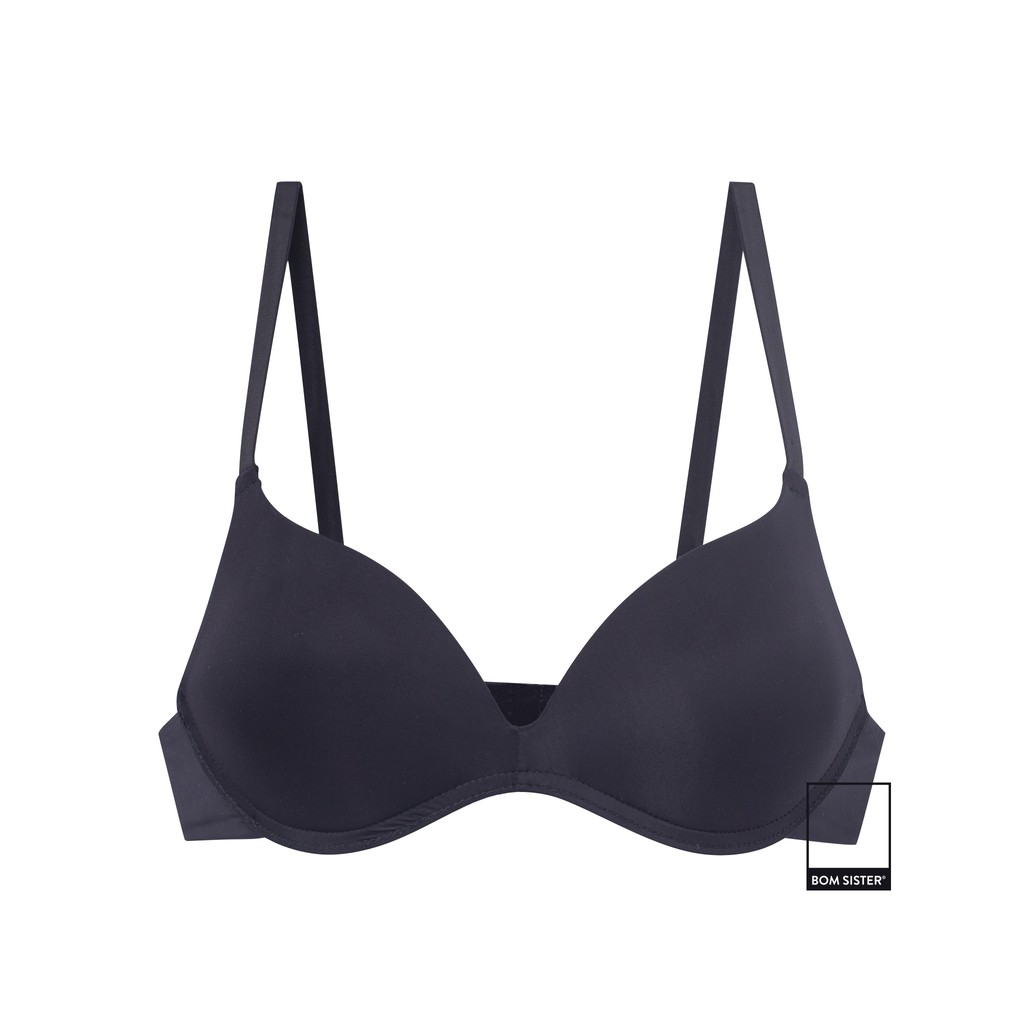 Áo lót mút mỏng thun lạnh không gọng màu trơn nâng ngực BOM SISTER A1018 | BigBuy360 - bigbuy360.vn
