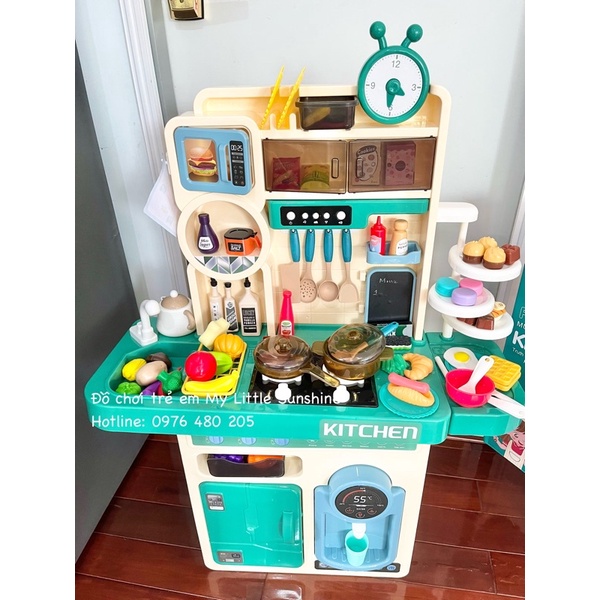 Đồ chơi nấu ăn kệ bếp 89 pcs mẫu 2022