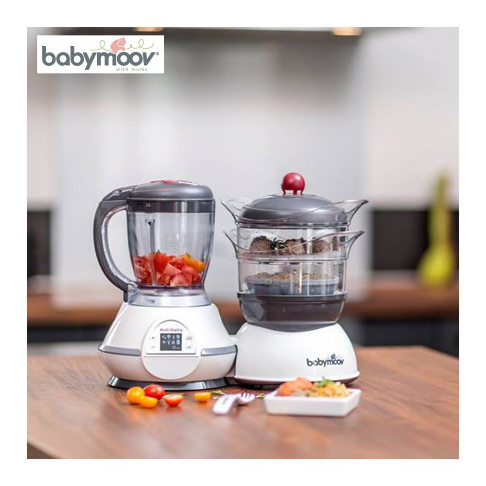 [CHÍNH HÃNG][BABYMOOV] MÁY XAY HẤP ĐA NĂNG NUTRIBABY 5IN1 BABYMOOV