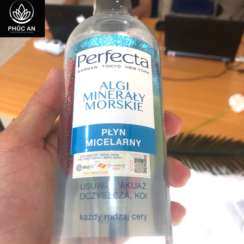 Nước tẩy trang ✅CHÍNH HÃNG✅ Tẩy Trang Micellar Tảo  Biển - Perfecta - 400ml | BigBuy360 - bigbuy360.vn