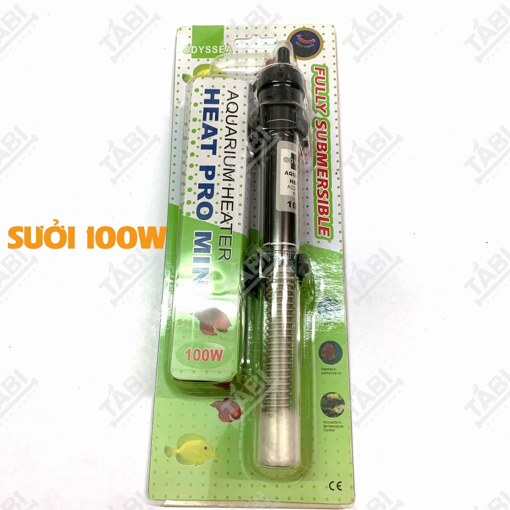 Sưởi Thuỷ Tinh ODYSSEA 100W Cho Hồ Cá Thuỷ Sinh [SƯỞI 100W]