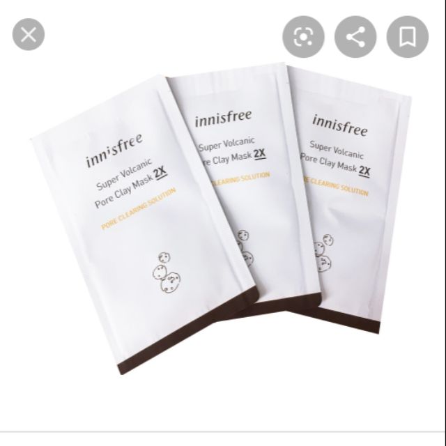 Combo 10 Mặt nạ đất sét Innis Sample