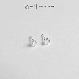 Bông tai bạc 925 outlet 23 - shimmer silver
