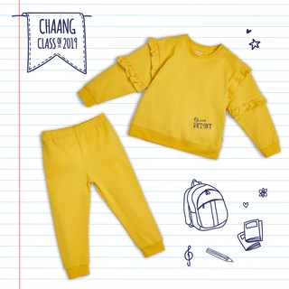 Bộ nỉ da cá bé gái Chaang dài tay mùa đông, size 1-5 tuổi – Giữ ấm, mềm mịn, thời trang cho bé