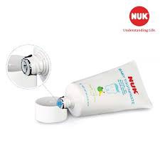 Kem đánh răng trẻ em NUK không chứa flour ( xuất xứ Đức) dành cho trẻ từ 3 tháng tuổi 50ml