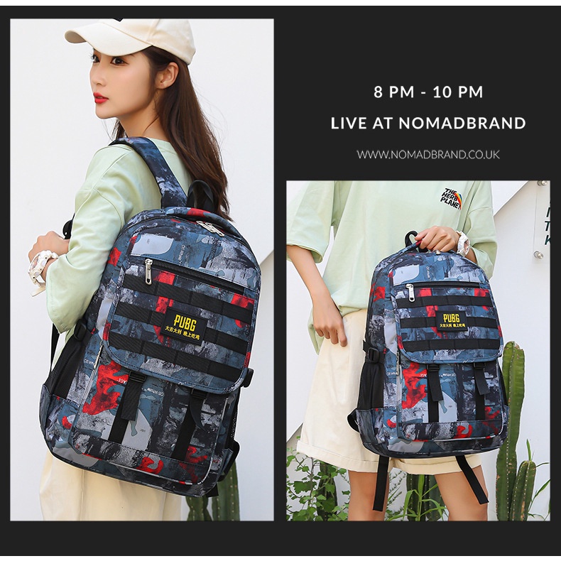 Balo YAZHOULONG dáng dài họa tiết rằn ri thời trang dành cho học sinh