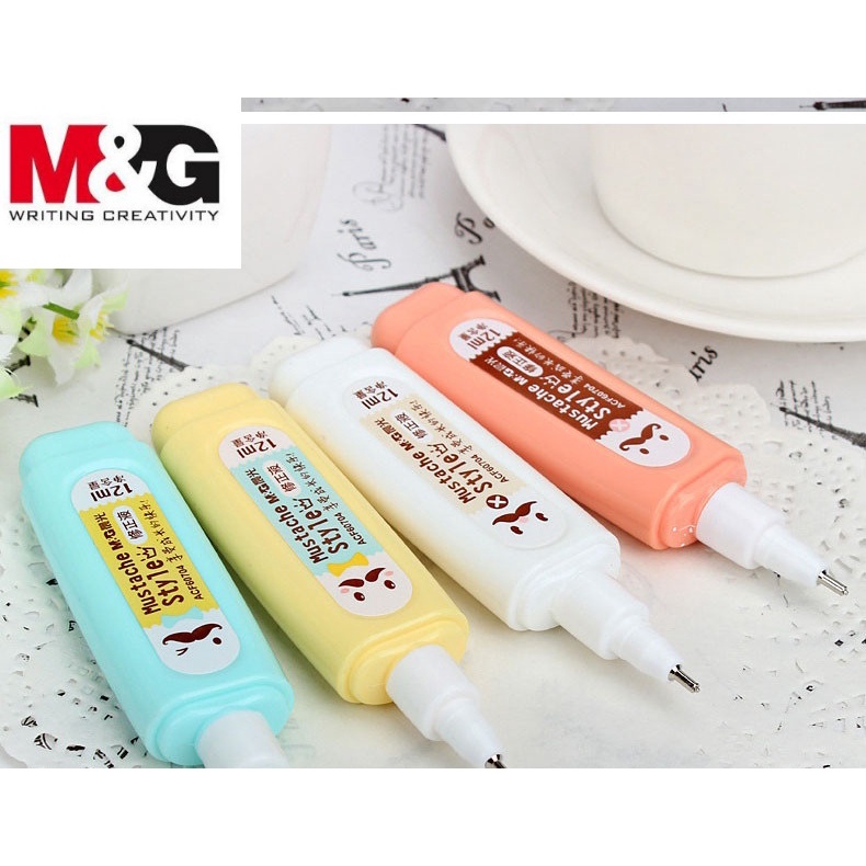 Bút xoá nước 12ml M&G ACF60704, Bút xóa văn phòng