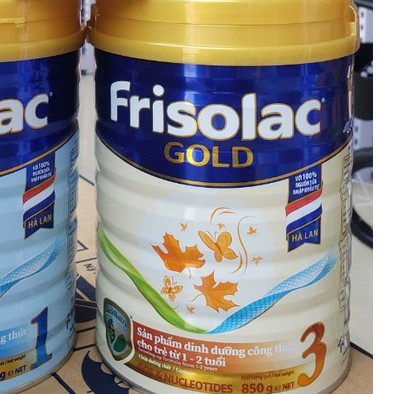 [LẺ GIÁ SỈ] Sữa bột Frisolac Gold 3 hộp 850G