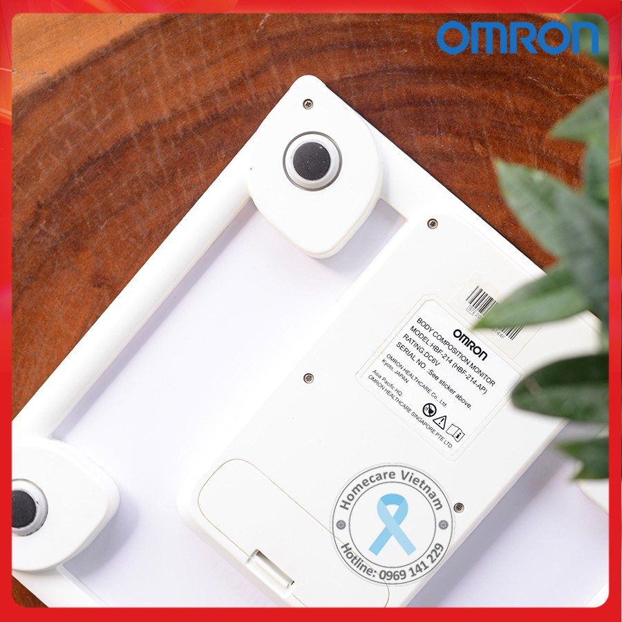 Máy đo thành phần cơ thể &amp; lượng mỡ OMRON HBF-214 đo chỉ số mỡ cơ thể, mỡ nội tạng, cơ xương, HBF 214 bảo hành 2 năm