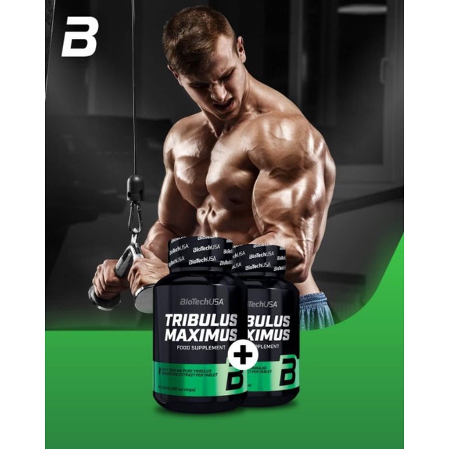 BiotechUSA Tribulus Maximus - Tăng Testosterone 90 Viên