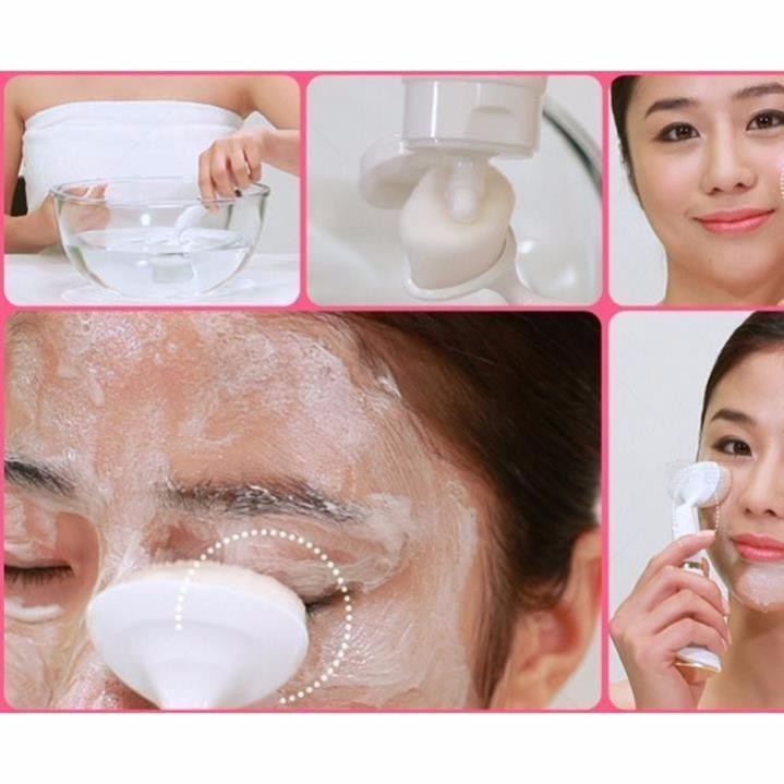 Máy Rửa Mặt Massage Nâng Cơ Pobling Hàn Quốc – dụng cụ chăm sóc da mặt tại nhà