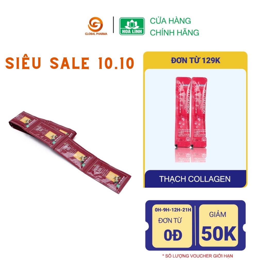 Dầu gội Nguyên Xuân đỏ dành cho da đầu ngứa, nhiều gàu dây 10 gói