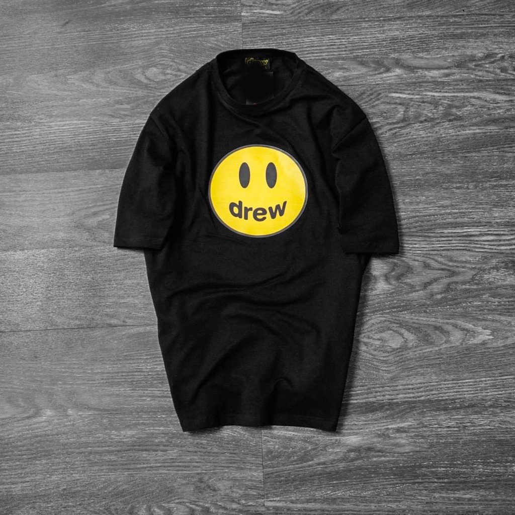 Áo thun nam nữ tay lỡ DREW House Mặt cười phong cách , Áo phông unisex  form rộng oversize chất liệu Cotton AQ21 | BigBuy360 - bigbuy360.vn