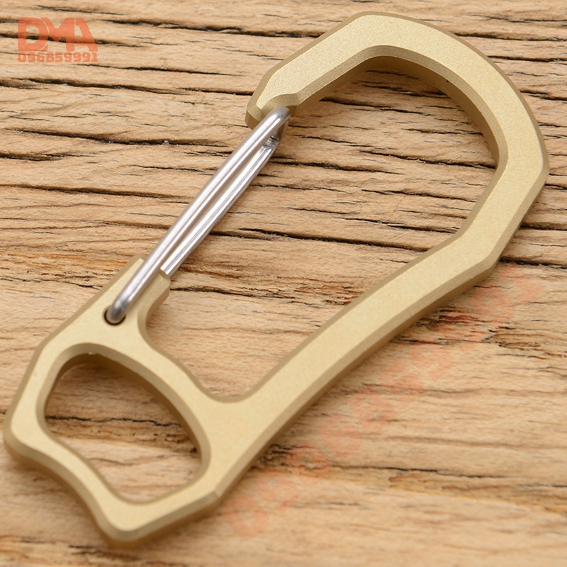 Móc khóa Carabiner,móc treo phụ kiện đồng EDC