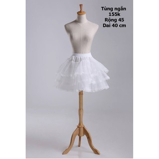 Tùng Cho Váy Ngắn Loại Nhiều Lớp Phồng