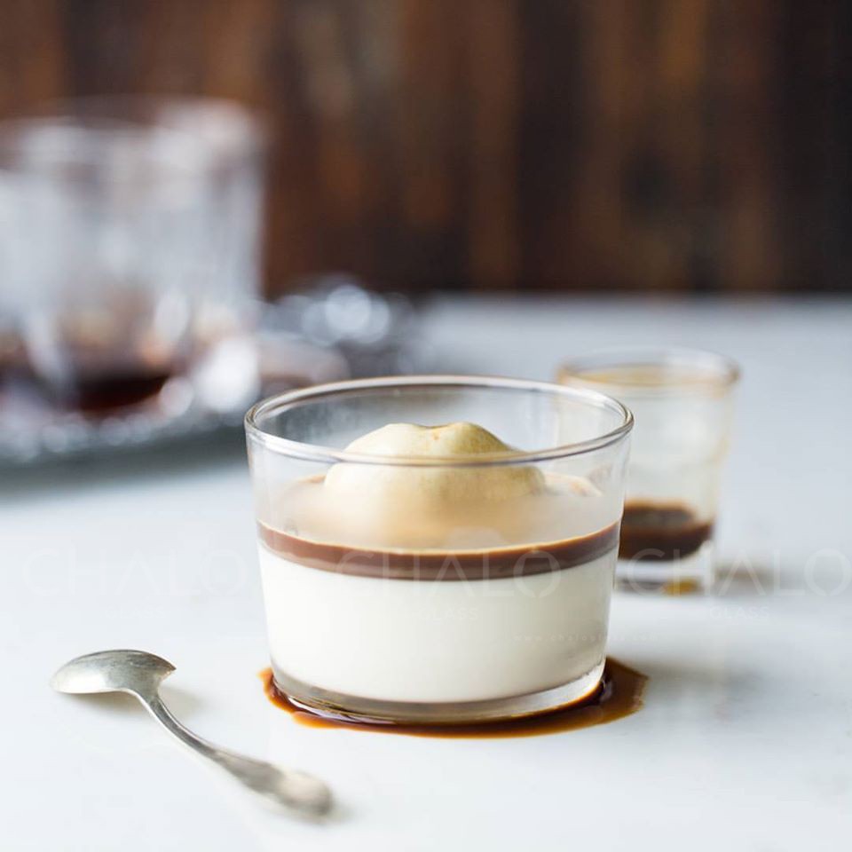 [Made in EU] Cốc thủy tinh siêu mỏng Pudding &amp; Panna Cotta - Libbey Cidra &amp; Bormioli Rocco Bodega 220ml ~ 225ml