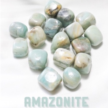 VIÊN AMAZONITE BÓNG