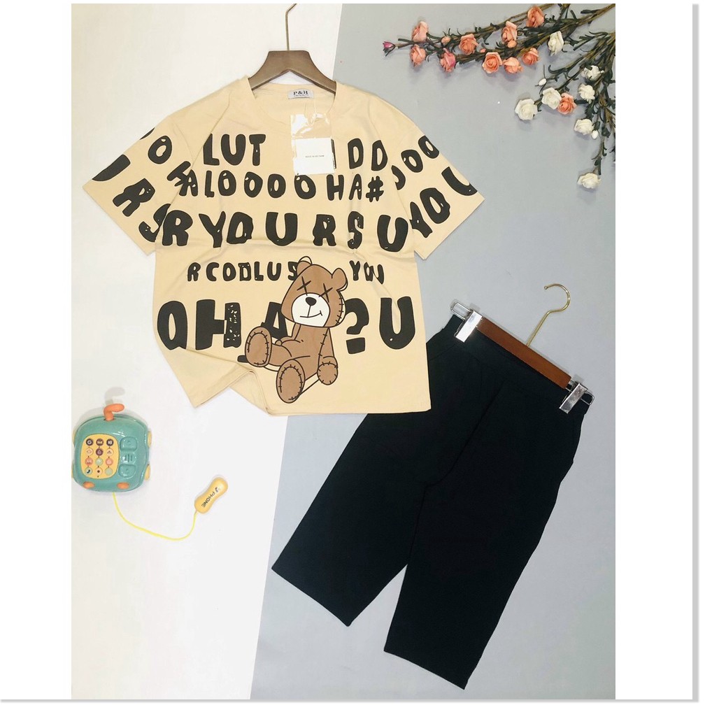 Set bộ đồ mặc nhà nữ quần lửng áo thun phong cách cho chị em KOKO MI STORE